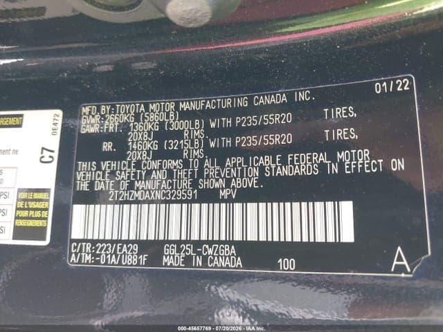 2022 LEXUS RX 350 9