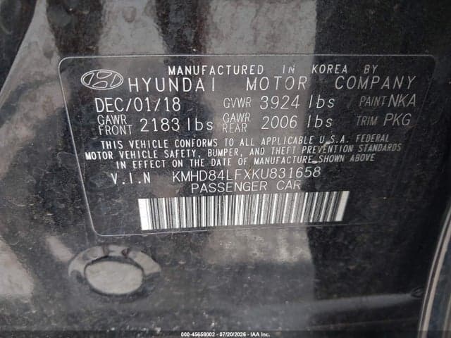 2019 HYUNDAI ELANTRA VALUE EDITION 9