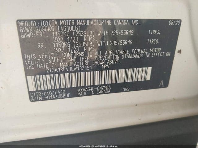 2020 TOYOTA RAV4 XLE PREMIUM 9