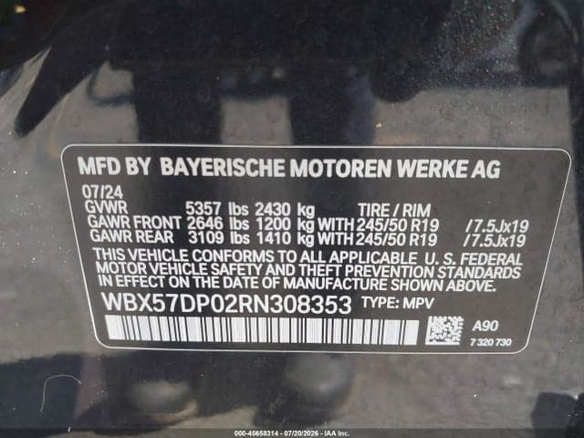2024 BMW X3 XDRIVE30I 9