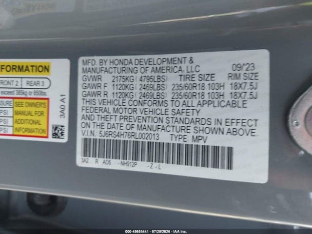 2024 HONDA CR-V EX-L AWD 9
