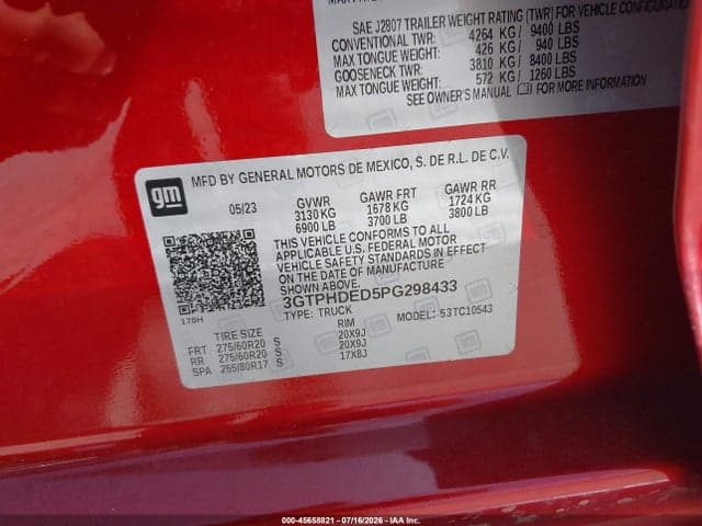 2023 GMC SIERRA C1500 SLT 9