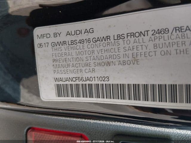 2018 AUDI A5 2.0T PREMIUM 9