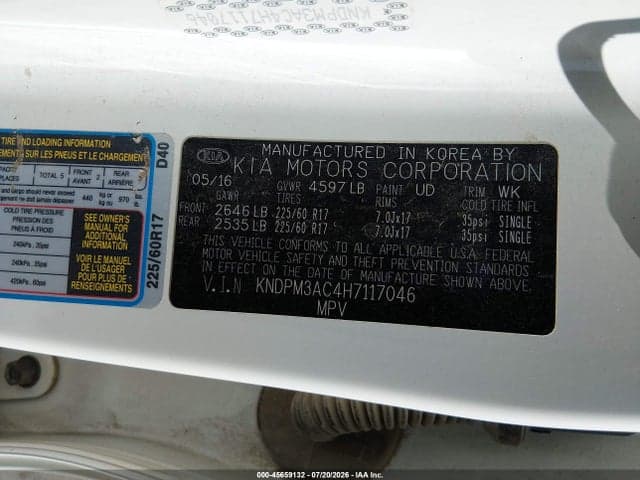 2017 KIA SPORTAGE LX 9