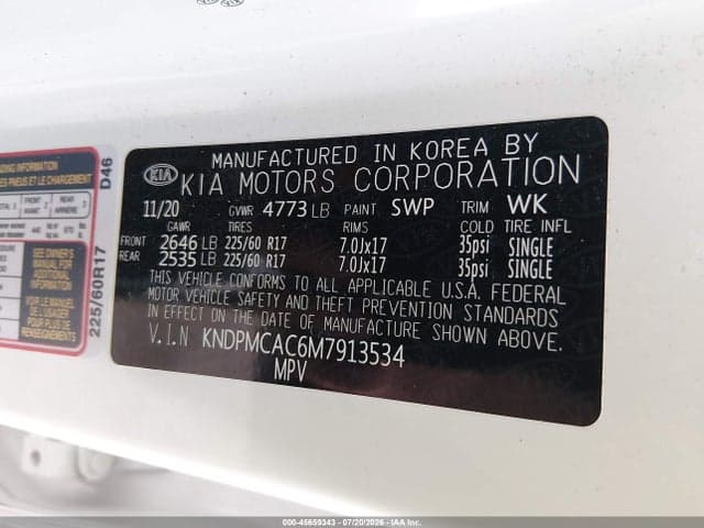 2021 KIA SPORTAGE LX 9