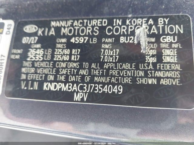 2018 KIA SPORTAGE LX 9