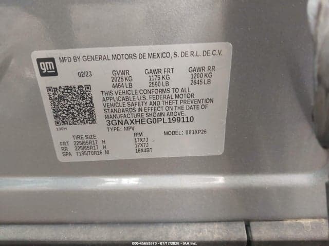 2023 CHEVROLET EQUINOX FWD LS 9