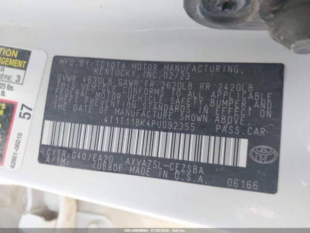 2023 TOYOTA CAMRY SE AWD 9