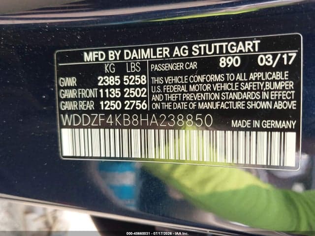 2017 MERCEDES-BENZ E 300 4MATIC 9