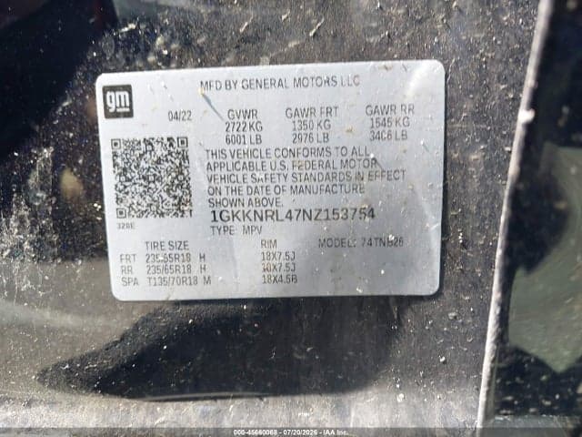 2022 GMC ACADIA AWD SLE 9