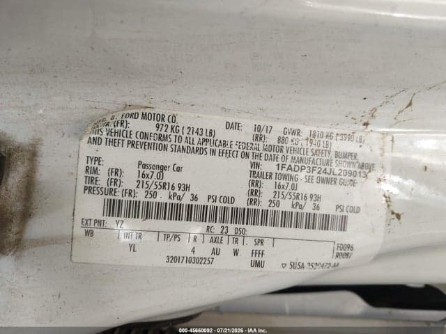 2018 FORD FOCUS SE 9