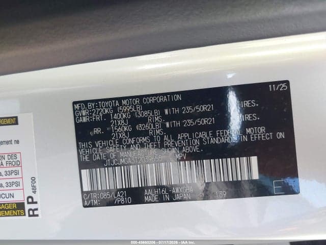 2026 LEXUS RX 450H+ LUXURY 9