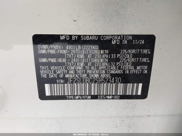2025 SUBARU FORESTER PREMIUM 9