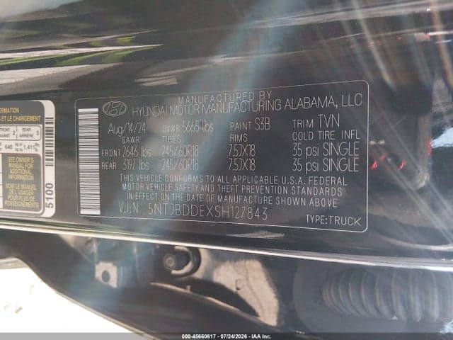 2025 HYUNDAI SANTA CRUZ SEL 9