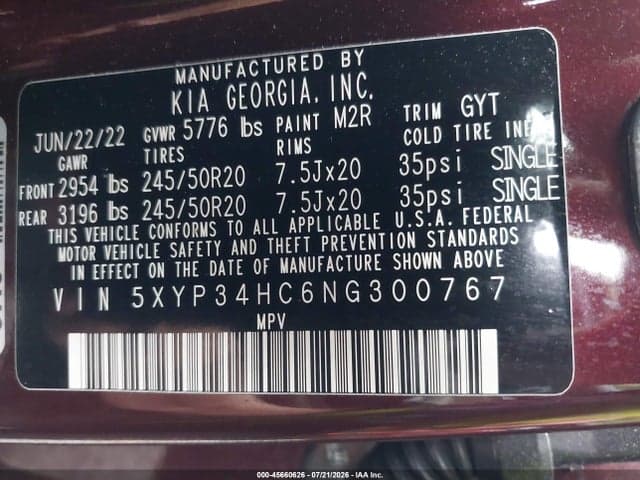2022 KIA TELLURIDE EX 9