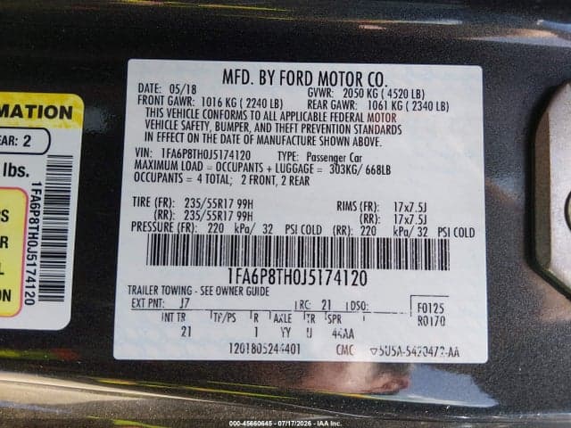 2018 FORD MUSTANG ECOBOOST 9