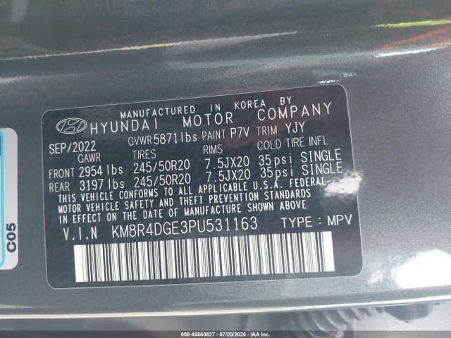2023 HYUNDAI PALISADE SEL 9
