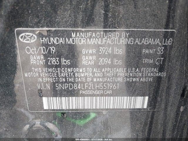 2020 HYUNDAI ELANTRA SEL 9