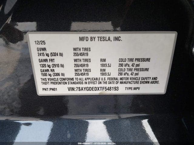2026 TESLA MODEL Y PREMIUM REAR-WHEEL DRIVE/REAR-WHEEL DRIVE 9