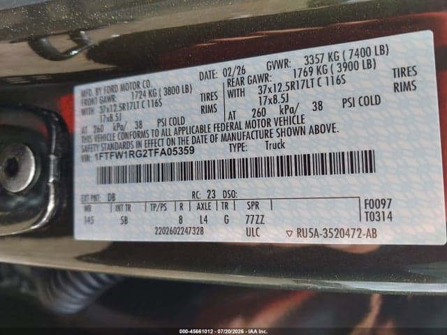 2026 FORD F-150 RAPTOR 9
