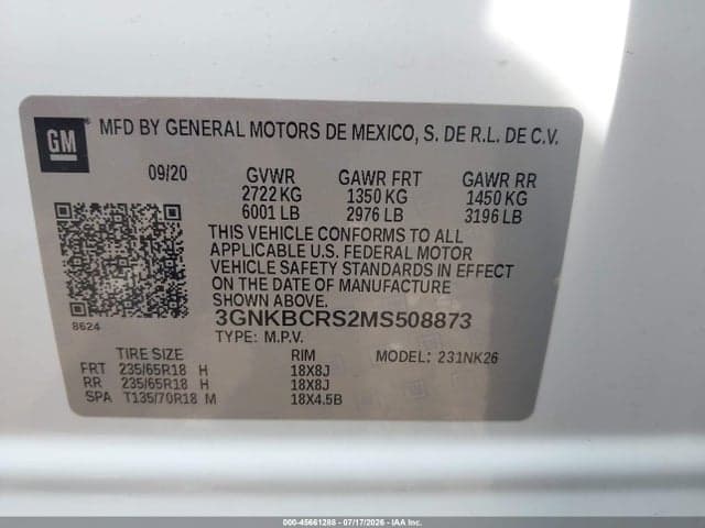 2021 CHEVROLET BLAZER FWD 2LT 9