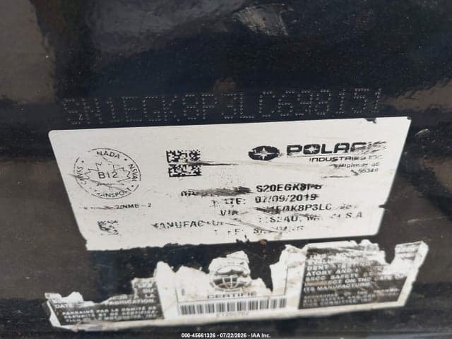2020 POLARIS RMK 800 9