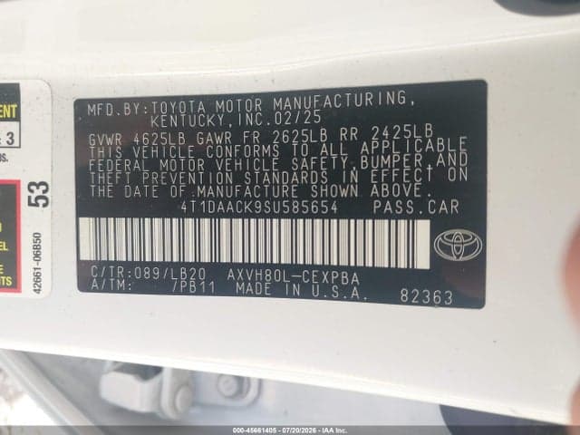 2025 TOYOTA CAMRY XSE 9