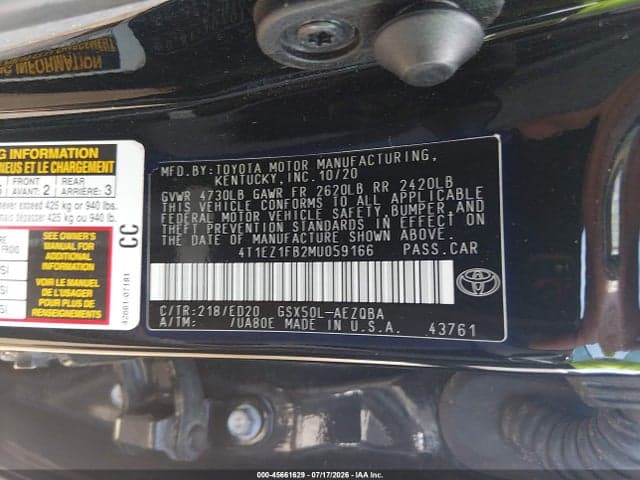 2021 TOYOTA AVALON XSE NIGHTSHADE 9