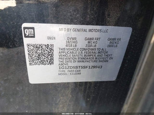 2025 CHEVROLET MALIBU FWD 1LT 9