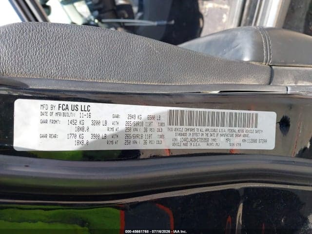 2017 DODGE DURANGO SXT AWD 10