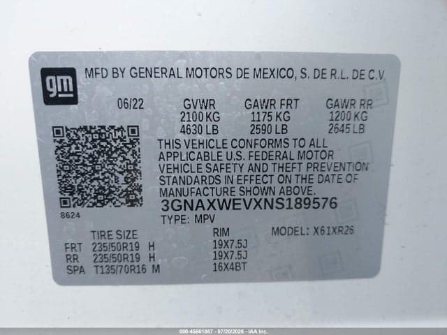 2022 CHEVROLET EQUINOX AWD RS 9