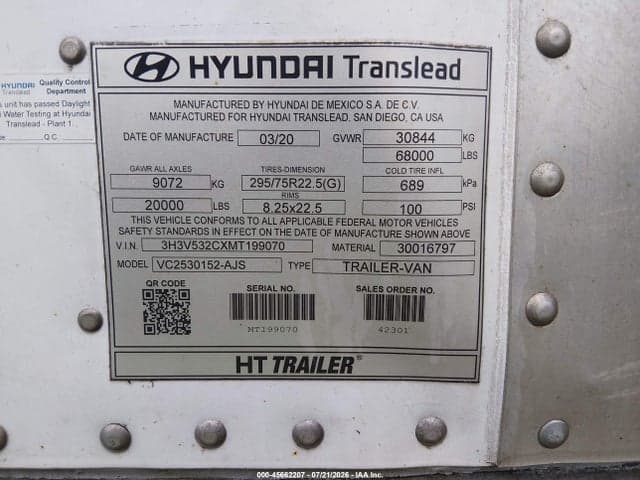 2021 HYUNDAI TRANSLEAD INC UNKNOWN 9