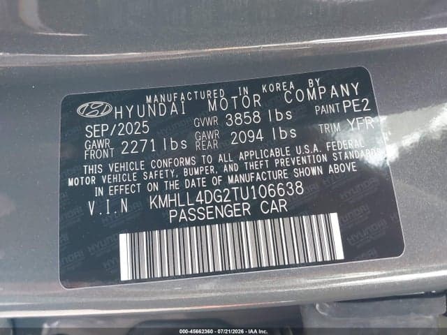 2026 HYUNDAI ELANTRA SE 9