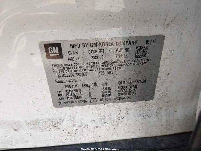2018 BUICK ENCORE ESSENCE 9