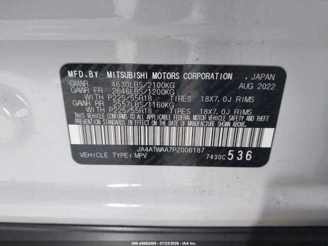 2023 MITSUBISHI ECLIPSE CROSS SE S-AWC/SEL S-AWC 9