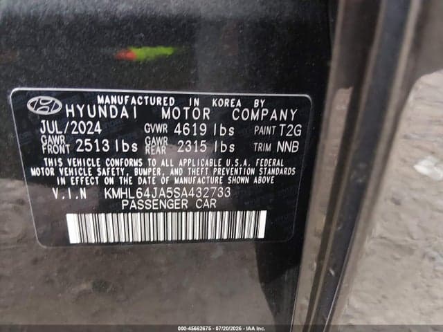 2025 HYUNDAI SONATA SEL 9