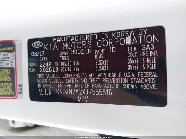 2018 KIA SOUL 9