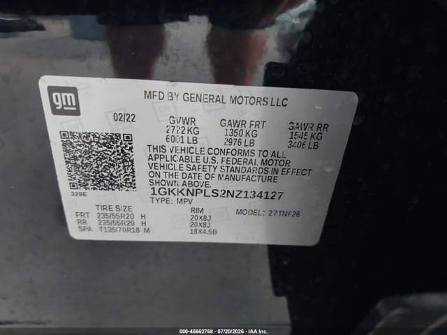 2022 GMC ACADIA FWD DENALI 9