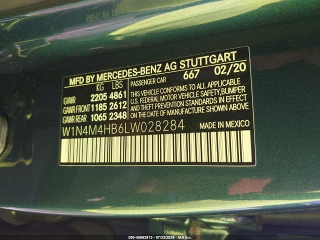 2020 MERCEDES-BENZ GLB 250 4MATIC 9