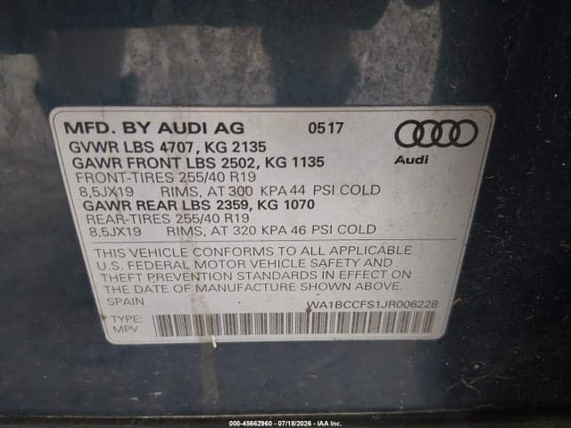 2018 AUDI Q3 2.0T PREMIUM/2.0T SPORT PREMIUM 9
