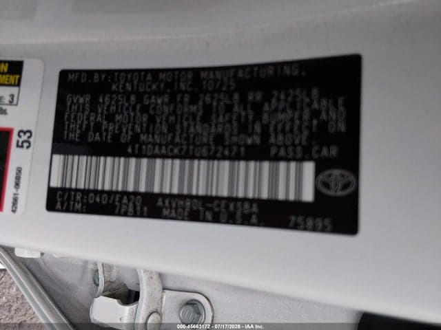 2026 TOYOTA CAMRY NIGHTSHADE 9