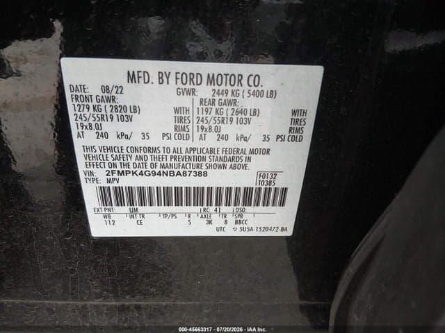 2022 FORD EDGE SE 9