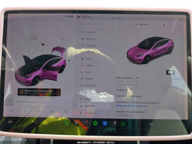2019 TESLA MODEL 3 LONG RANGE/PERFORMANCE 7