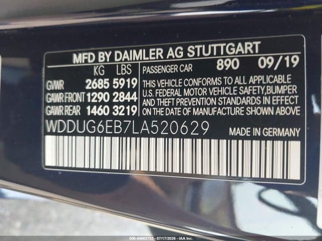 2020 MERCEDES-BENZ S 450 4MATIC 9