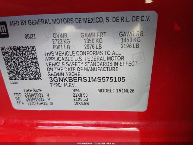 2021 CHEVROLET BLAZER FWD RS 9