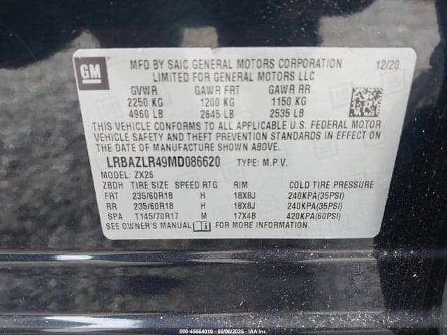 2021 BUICK ENVISION FWD PREFERRED 9