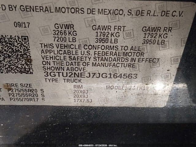 2018 GMC SIERRA 1500 SLT 9