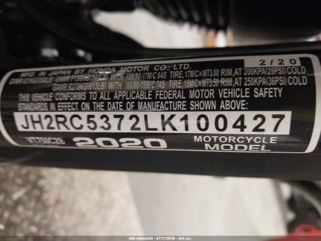 2020 HONDA VT750 C2B 10