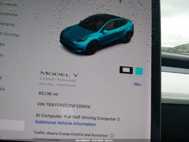 2022 TESLA MODEL Y LONG RANGE DUAL MOTOR ALL-WHEEL DRIVE 7