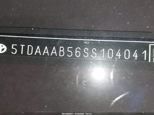 2025 TOYOTA GRAND HIGHLANDER PLATINUM 9
